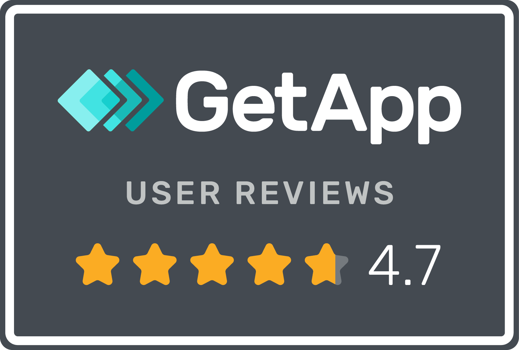 GetApp Reviews Badge