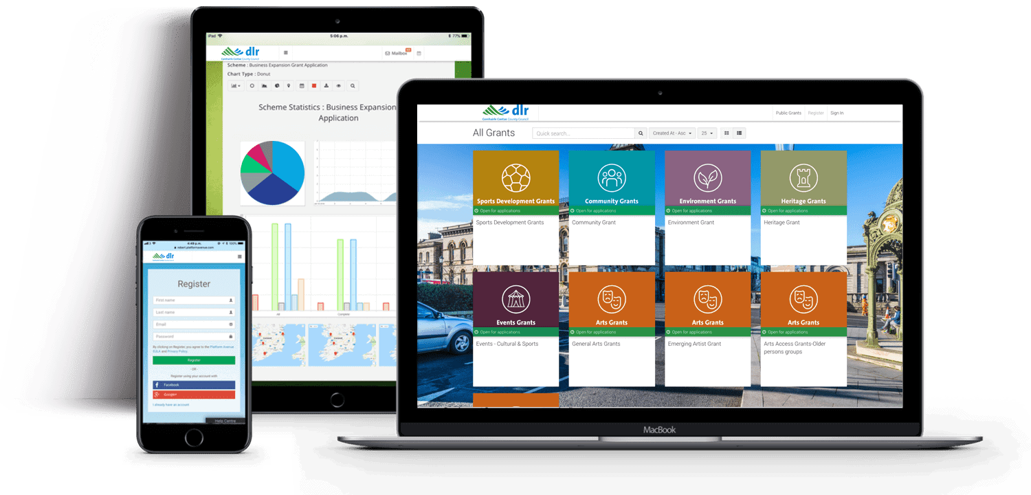 Submit.com grant management software interface