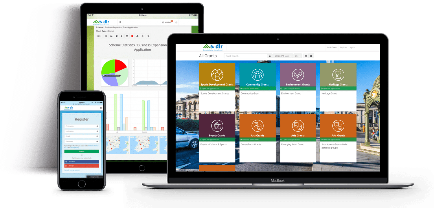 Submit.com grant management software interface