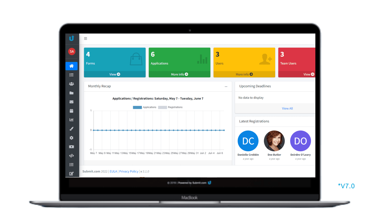 Submit.com - Government submission software interface