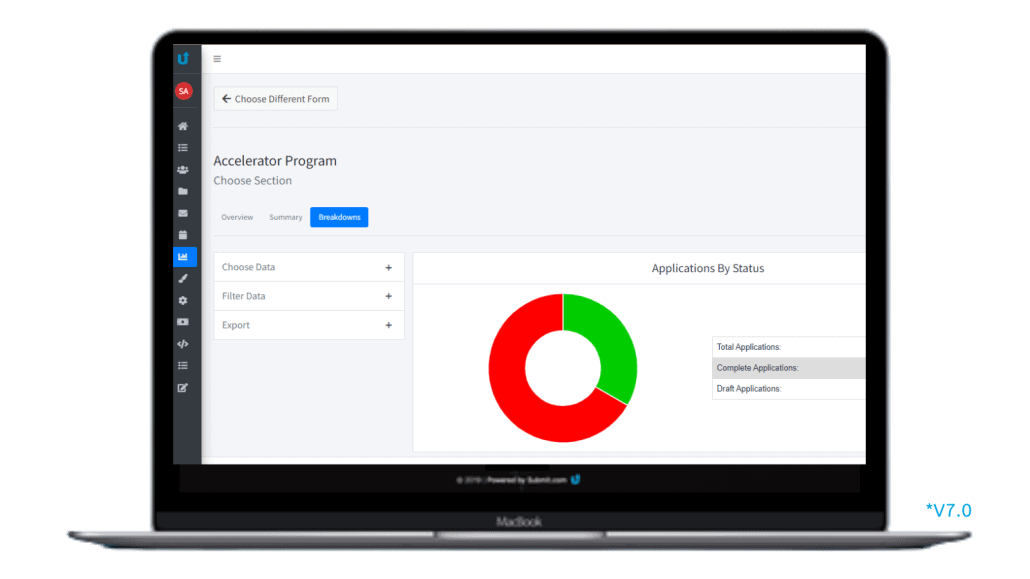 Submit.com’s submission system interface on desktop